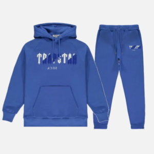 Trapstar Chenille Decoded Tracksuit BlueWhite 3