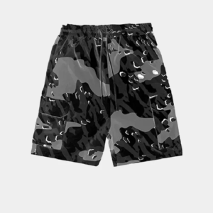 Trapstar Decoded Camo Shorts Black 2