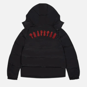 Trapstar Irongate Hooded Puffer Jacket Black 4
