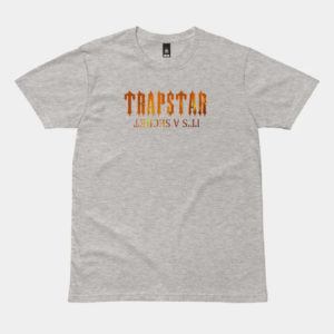 Trapstar Its A Secret Fire T Shirt Gray 2
