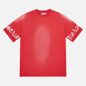 Trapstar Script T Shirt Red 2