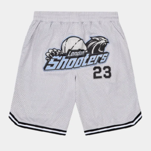 Trapstar Shooters SS23 Basketball Shorts GreyBlue 2